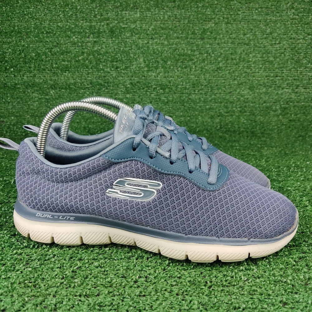 Skechers Sneakers Womens 8 Blue Flex Appeal 2.0 High Energy 12775 Mesh Athletic